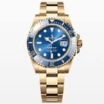 ساعة رولكس صب مارينر ميرور أوريجنال دهبي مينا ازرق Rolex submariner