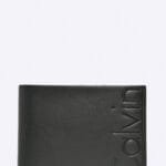 محفظة Calvin Klein جلد طبيعي اسود