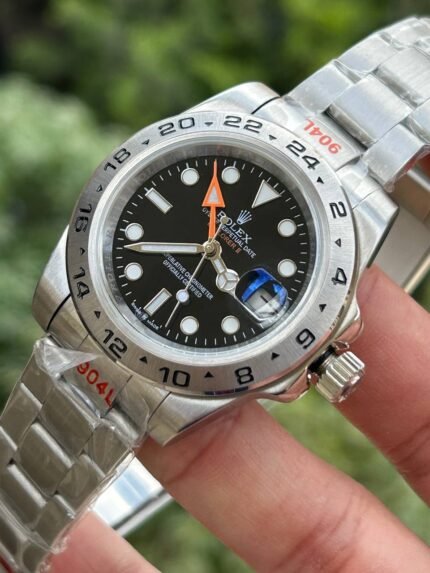 ساعه رولكس اكسبلورَر مينا اسود ميرور أوريجنال Rolex