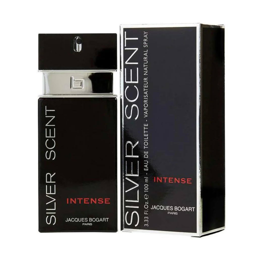 silver scent intense eau de toilette 100ml for men Jacques Bogart Silver Scent Intense Eau de Toilette 100ml original men fragrance bottle