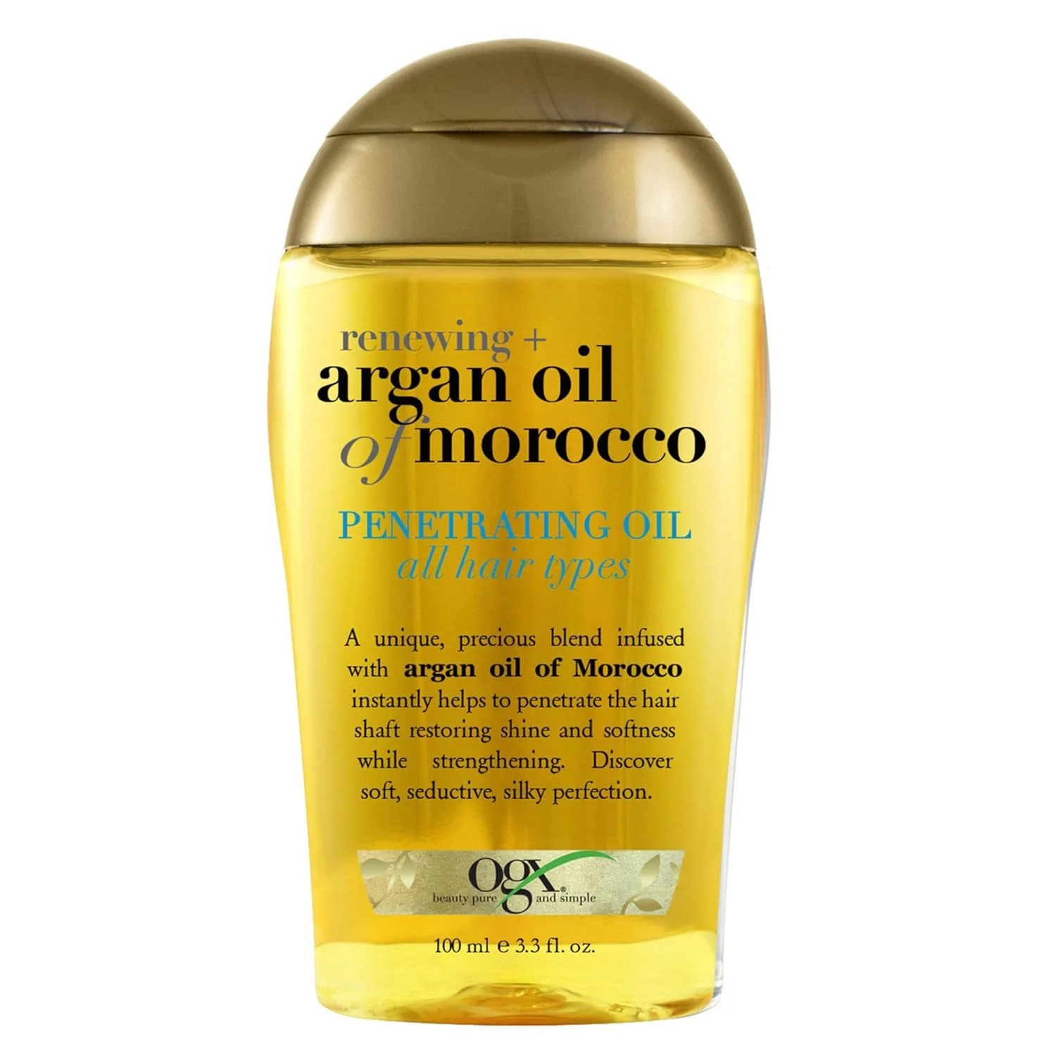 ogx argan oil of morocco hair oil 3.3oz moisturizing & shine OGX Argan Oil of Morocco 3.3oz original hair oil moisturizing treatment