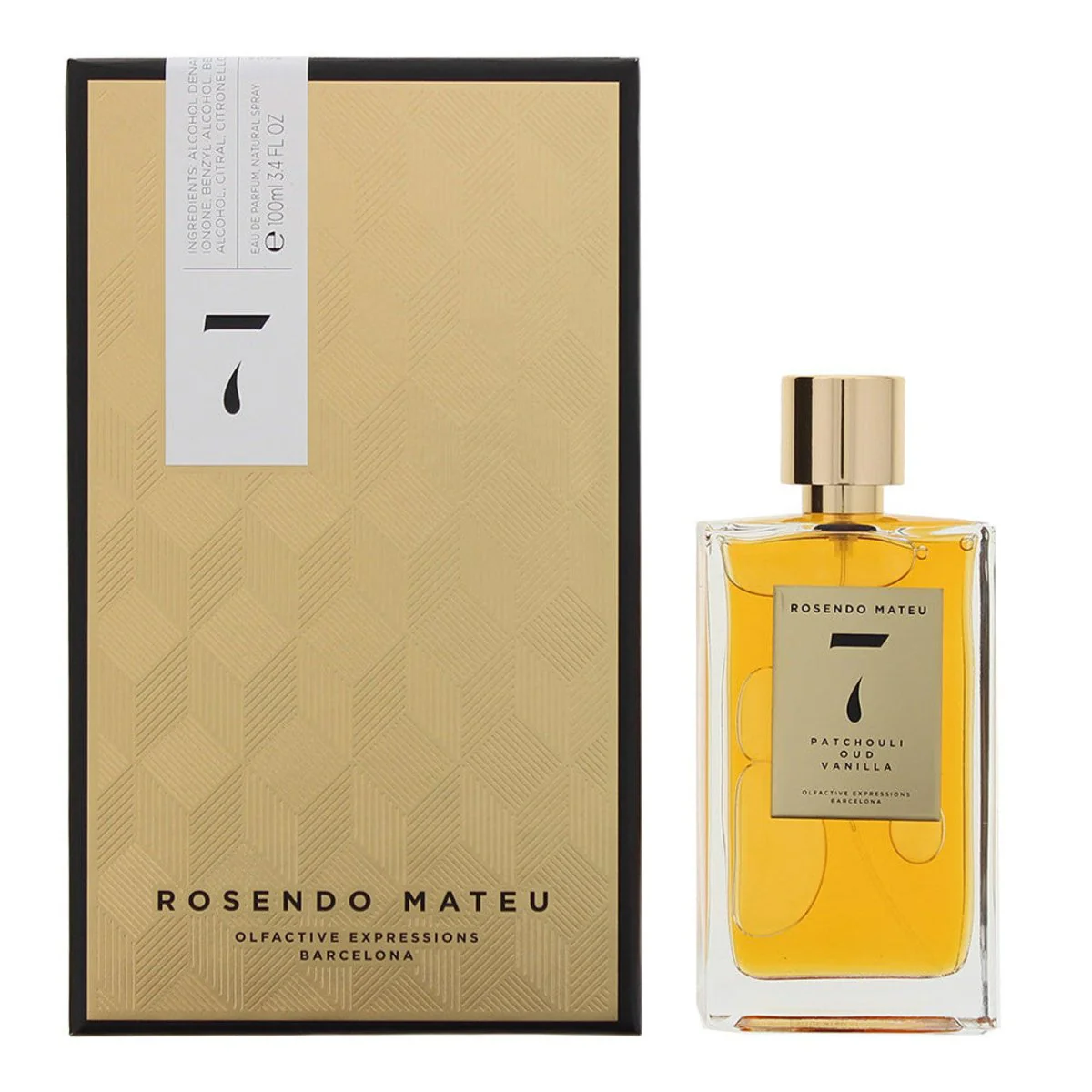 rosendo mateu nº 7 patchouli oud vanilla eau de parfum 100ml unisex rosendo mateu nº 7 patchouli oud vanilla eau de parfum 100ml unisex